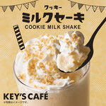 Top's Key's Cafe - ミルクセーキの卵を使用したクリーミーな、ミルクセーキです。