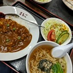 丸五食堂 - カレーセット@990