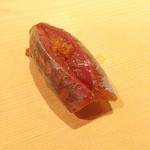 すし 豊倉 - 淡路島の鯵は野〆！
      旨すぎるぅ
      ☆*:.｡. o(≧▽≦)o .｡.:*☆