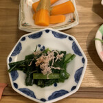 奈良 オモテナシ食堂 - 菜葉煮物