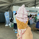 朝搾りソフトクリーム titi 藤井牧場 - 