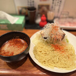 広島つけめん まるとちび - 広島つけ麺 チャーシュー 辛味20倍