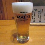 あじ彩 - あじ彩 「生ビール」