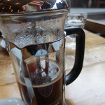 アーヴィング プレイス - 丸山コーヒーは酸味の少ない自然派の感じでした。紅茶の様におかわりできました。