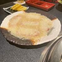 名古屋焼肉きらく - すんごいネギ