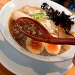 ニボチャチャ!!ラーメン あらき軒 - スープ