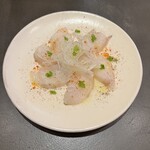 Sapporo Namabiru Kuro Raberu Za Ba - 真鱈のカルパッチョ
