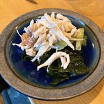 おおはま - 白魚の梅炊き うるい添え550円