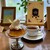 豆電COFFEE - 料理写真:プリン（400円）と、のうこうココア（600円）