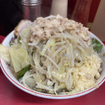 ラーメン二郎 - ラーメン ニンニクマシ　ヤサイマシマシ　アブラマシマシ