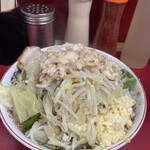 ラーメン二郎 - ラーメン ニンニクマシ　ヤサイマシマシ　アブラマシマシ