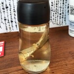 煮干し中華そば 小松屋 - にぼ酢※最後残ったスープに少し入れるとお口さっぱり