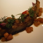 エクアトゥール - 北海道赤エイのポワレ　トマトケッパーソース