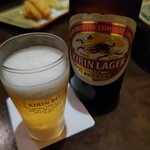 Foods bar 栞屋 - 瓶ビール