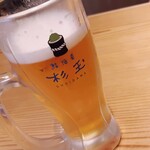 鮨・酒・肴 杉玉  - 生ビール549円（税込）