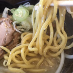 Ramen Gankutsuou - 麺アップ