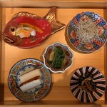 うめ丸旅館 - ５種の小鉢
