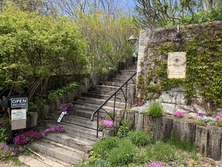 ル・パステ - 入口階段