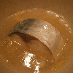 車力門 ちゃわんぶ - 25年2月　長崎松浦の白菜鯖寿司　焚き合せ　白菜餡みぞれ