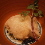 車力門 ちゃわんぶ - 25年2月　酢の物　湯葉、鮟肝の大根卸、とろろ芋