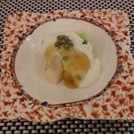 日本料理 晴山 - 帆立白和え