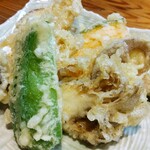 Mishima Soba Bee - 野菜の天麩羅盛り合わせ