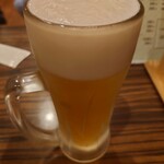 Kenchan - 生ビール（中、308円）