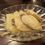 金町製麺 - 鶏の煮込み