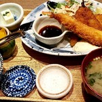 どんぶり居酒屋 喜水丸  - 　海鮮ミックスフライ定食　980円
