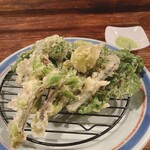 かっぱ - 山菜の天ぷら