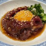 Oumiyakiniku Horumon Sudaku - すだくユッケ✨馬肉であっさり✨