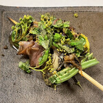 鰻はし本 - ホタルイカとツブ貝にこごみと山椒