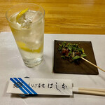 鰻はし本 - OPENBOOKのレモンサワー