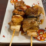 居酒屋 来よ乃 いちり - とりももねぎま