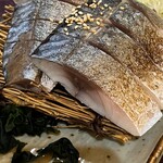 居酒屋 来よ乃 いちり - 炙り〆サバアップ