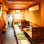 Kyou Tei Daikokuya - 細長い店内、15～20席程度。