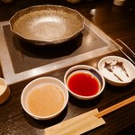 Ginza Shabu Ki Kuroge Wagyuu Shabu Shabu Sukiyaki Semmon Ten - つけダレ