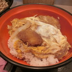 名代 富士そば - カツ丼　少し小さめ