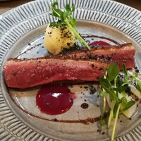 レ・ピコロ - 鴨胸肉のロースト イチゴとバルサミコのソース