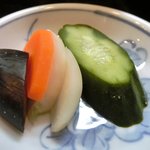 まめ多3715 - <'13/02/15撮影>銀だら味噌焼 1100円 の香の物