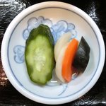 まめ多3715 - <'13/02/15撮影>銀だら味噌焼 1100円 の香の物