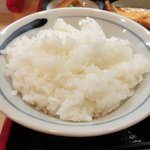 まめ多3715 - <'13/02/15撮影>銀だら味噌焼 1100円 のご飯