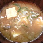 まめ多3715 - <'13/02/15撮影>銀だら味噌焼 1100円 の豚汁