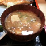まめ多3715 - <'13/02/15撮影>銀だら味噌焼 1100円 の豚汁