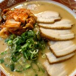 らー麺 スミイチ - 味噌チャシュ麺+キムチ♪