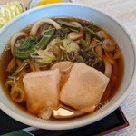 一休 - 山菜うどん＆揚げ餅