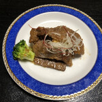 和よし - お肉と筍＠店主おまかせ