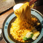 志奈そば 田なか - 麺アップ