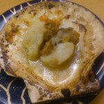 回転寿司　喜楽 - 帆立のバター焼き