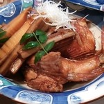 しな川 - カサゴ煮付け。筍と一緒に♪